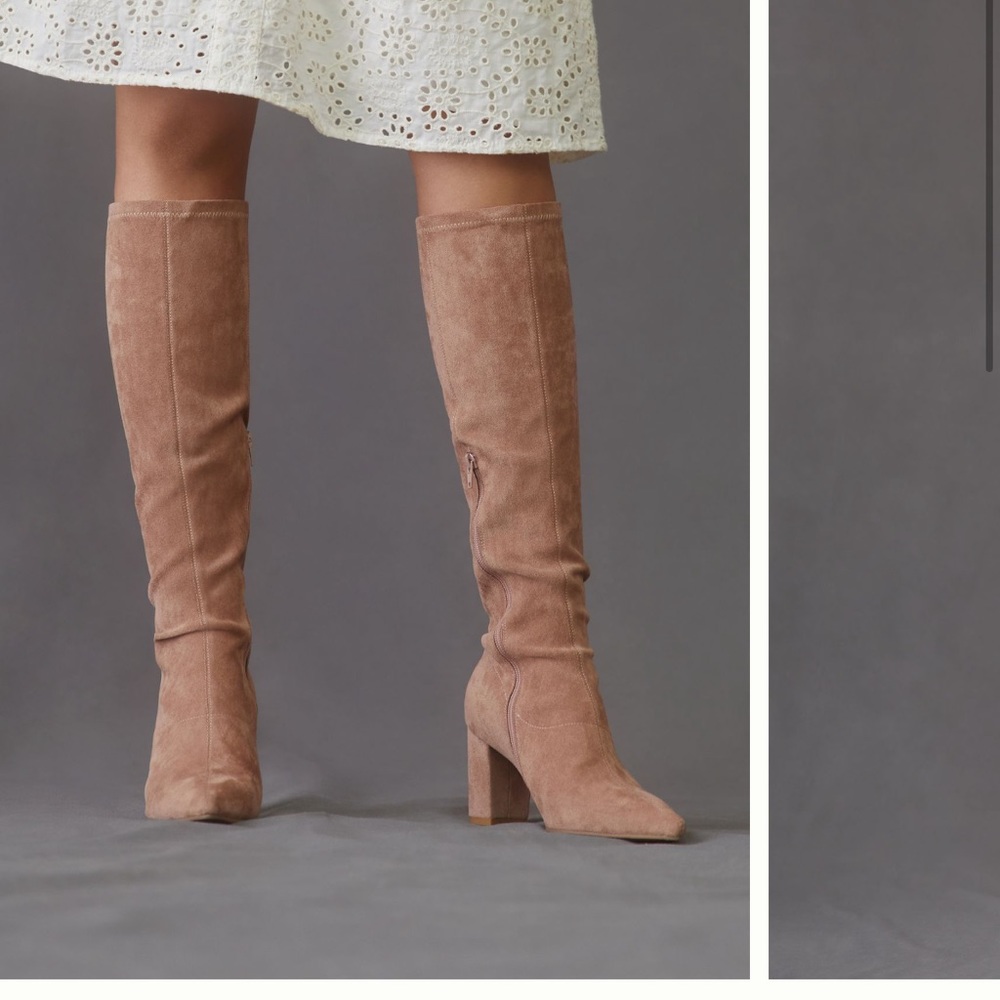 Silent D Komass Faux Suede Boots Anthropologie